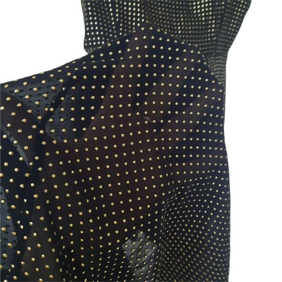 Express Black Sudded Mini Dress Sz S - Picture 10 of 14